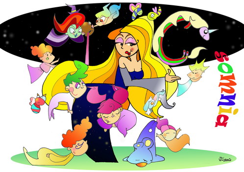 Boceto Falla Infantil 2018 - ´SOMNIA´ (Vicente F. Lorenzo Albert)